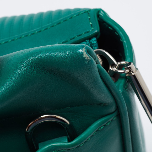 3.1 Philip Lim Green Leather Ryder Top Handle Bag - Picture 7 of 8